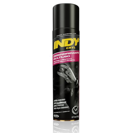 Imagem de Spray Desengripante Limpa Lubrifica e Protege 300ml Multiuso com Aplicador Indy Cryl