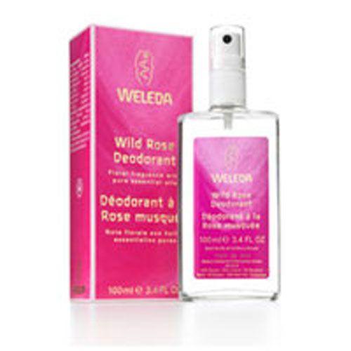 Imagem de Spray desodorante Wild Rose 3,4 oz da Weleda (pacote com 2)