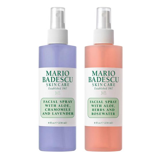 Imagem de Spray facial Mario Badescu Aloe, água de rosas, camomila 240mlX2