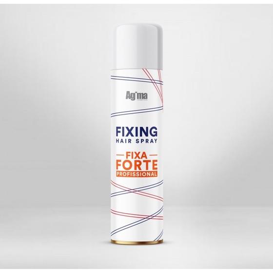 Spray Fixador Agima Fixing Hair Spray Profissional , Fixa Forte 250ml
