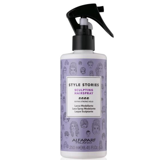 Imagem de Spray Fixador Alfaparf Style Stories Sculpting 250ml Fixação Extraforte com Acabamento Luminoso