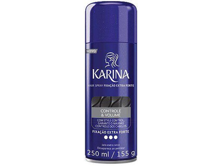 Imagem de Spray Fixador de Cabelo Karina - Controle & Volume Fixação Extra Forte 250ml