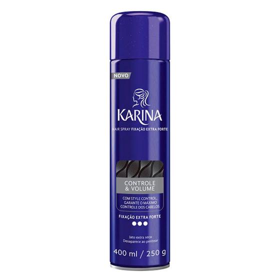 Imagem de Spray Fixador Karina Controle e Volume Fixação Extra Forte 400ml