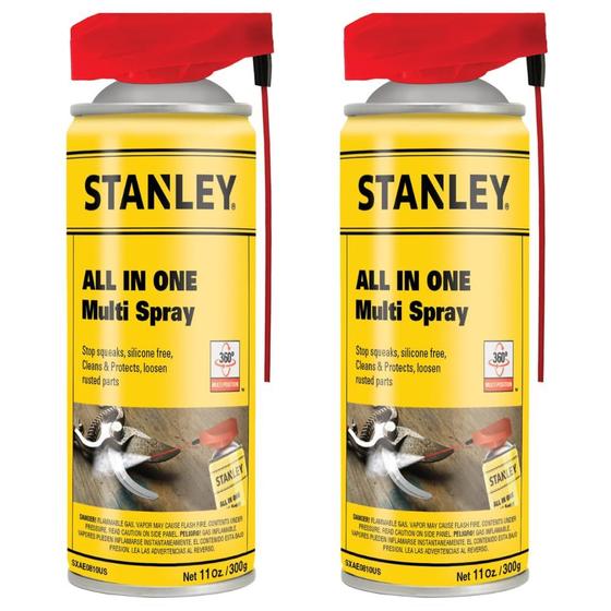 Imagem de Spray Inibidor de Corrosão Stanley Rust Remover - Pacote com 2 (325mL cada)