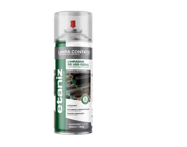 Spray Limpa Contato 300ml Etaniz Menor preço em Spray Limpa Contato 300ml Etaniz