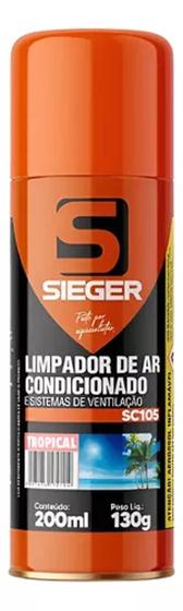 Imagem de Spray Limpador De Ar Condicionado Sieger Sc105 200ml 130g