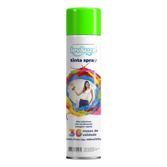 Imagem de SPRAY LUMINOSO VERDE 400ml - LEV&UZE