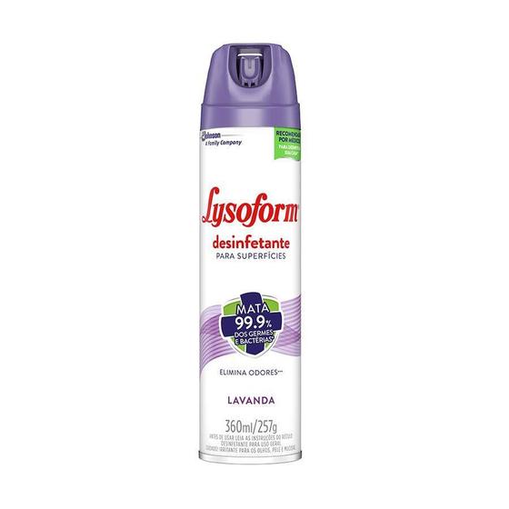 Imagem de Spray Lysoform Aero Lavanda 360ml