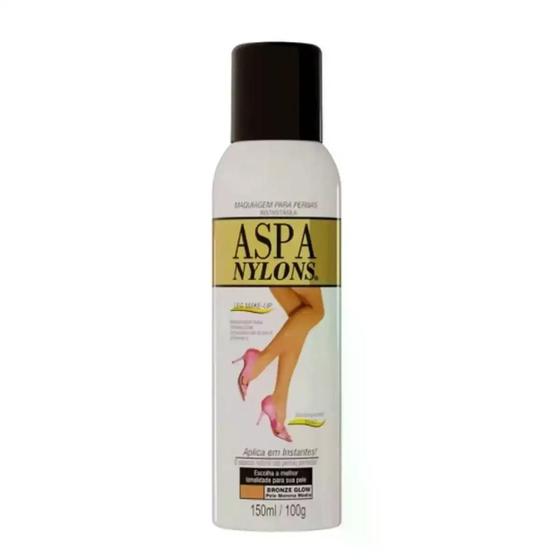 Imagem de Spray Maquiagem P/Pernas Bronze Glow Nylons Aspa 150Ml