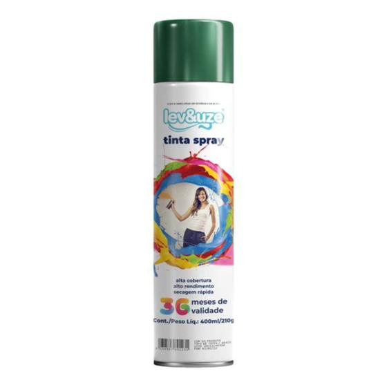 Imagem de SPRAY METALICO VERDE 400ml - LEV&UZE