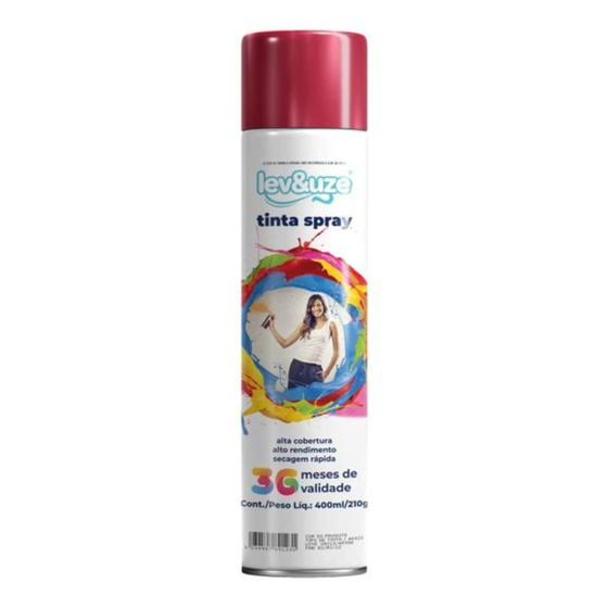 Imagem de SPRAY METALICO VERMELHO 400ml - LEV&UZE