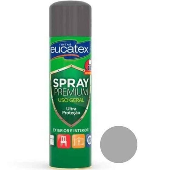 Imagem de Spray Metalizada Premium Eucatex 400ml Grafite