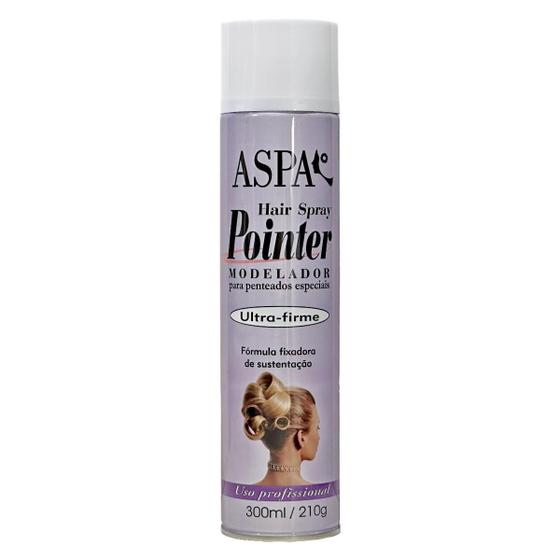 Imagem de Spray Modelador Cabelo Pointer Ultra Forte Firme ASPA 300ml