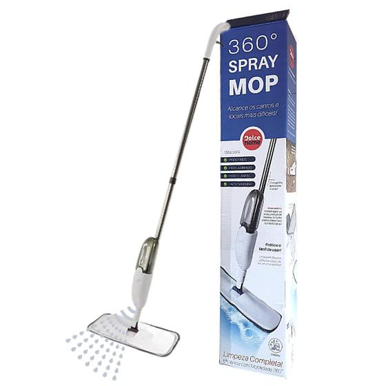 SPRAY MOP BRANCO 123X40X12CM Original Dolce Home borrifador Menor preço em SPRAY MOP BRANCO 123X40X12CM Original Dolce Home borrifador