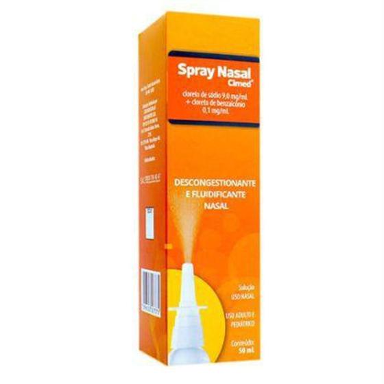 Imagem de Spray Nasal CIMED 9mg/mL + 0,1mg/mL 50mL solução nasal