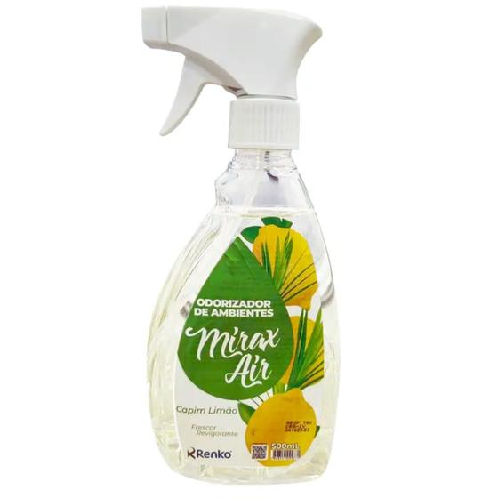 Imagem de Spray Odorizador Ambiente Mirax Air Capim Limão Renko 500ml