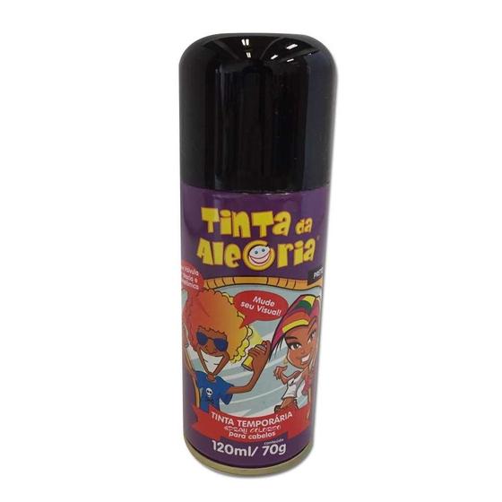 Imagem de Spray para Cabelos Tinta da Alegria 120ml Preto