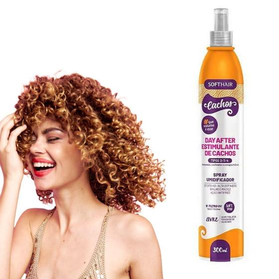 Imagem de Spray Para Estimular Ativar Os Cachos Do Cabelo Day After