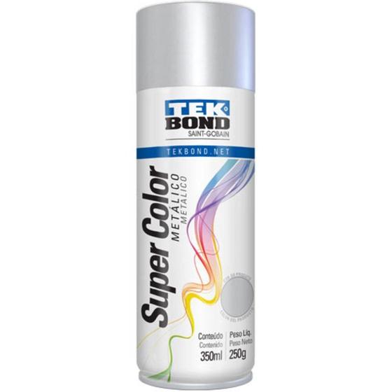 Imagem de Spray Prata Metalico Tekbond 350 Ml/250g