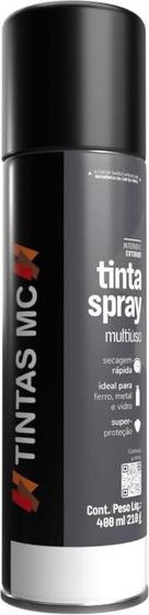 Imagem de Spray Preto 400Ml Alta Temperatura Tintas MC