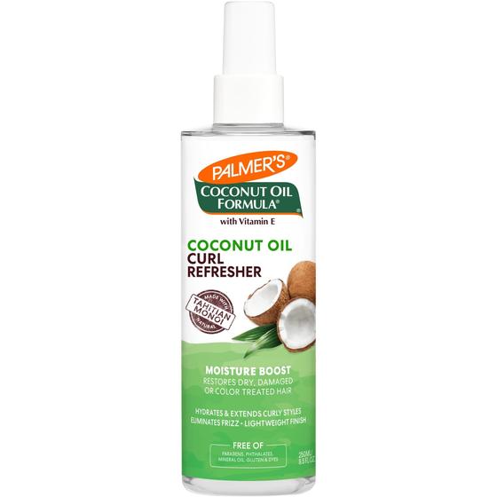 Imagem de Spray Refrescante Curl Palmer's com Óleo de Coco - 250ml - Hidratação Intensa