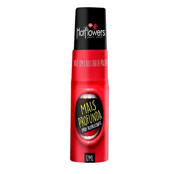 Imagem de Spray Refrescante para Sexo Oral Mais Profunda 12ml Hot Flowers