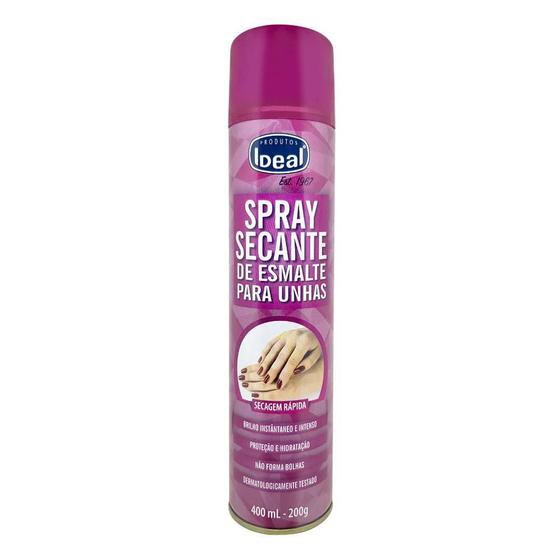 Imagem de Spray Secante De Esmalte Para Unhas Ideal Secagem 400Ml