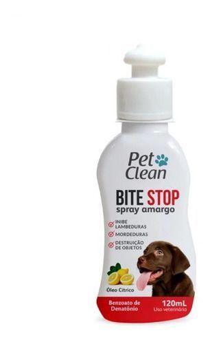 Imagem de Spray Stop Inibidor De Mordidas Cães Pet Clean 120ml