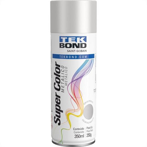 Imagem de Spray Tekbond Metalico Prata 350 Ml
