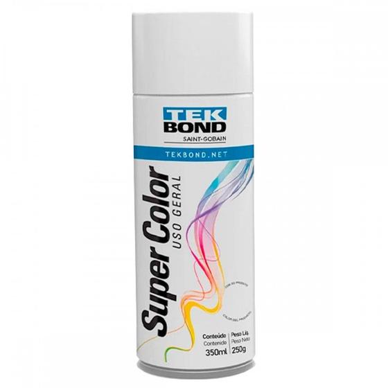 Imagem de Spray Tekbond Super Color Branco Brilhante 350Ml