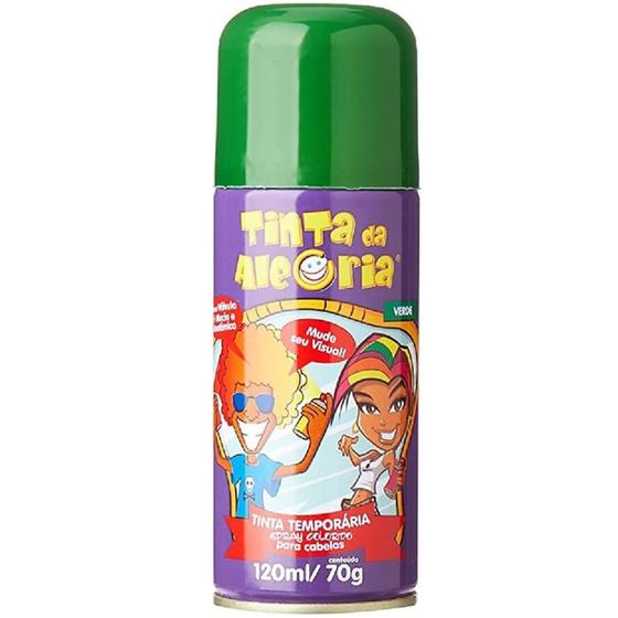 Imagem de Spray Tinta Da Alegria Para Cabelo 120ml - Escolha Sua Cor