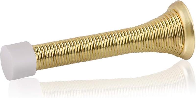 Imagem de Spring Door Stopper HOMOTEK, pacote com 20 amortecedores de borracha, latão