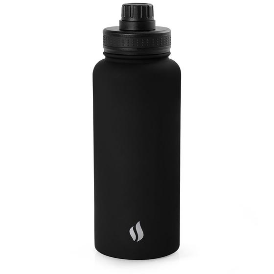 Squeeze Térmico Mayall 1 Litro Preto Termopro Menor preço em Squeeze Térmico Mayall 1 Litro Preto Termopro