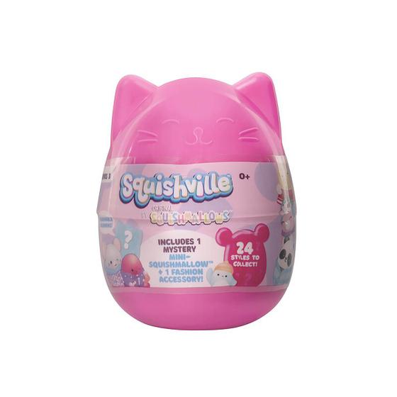 Imagem de Squishville - Mini Squishmallow Surpresa Rosa - Série 3