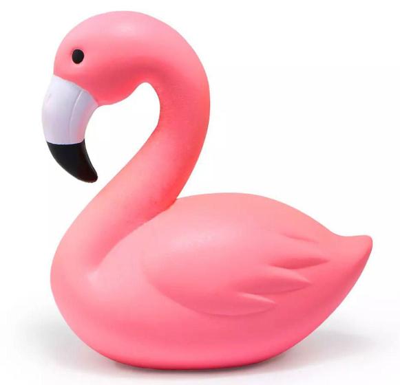 Imagem de Squishy De Apertar Fidget Toy Flamingo Rosa