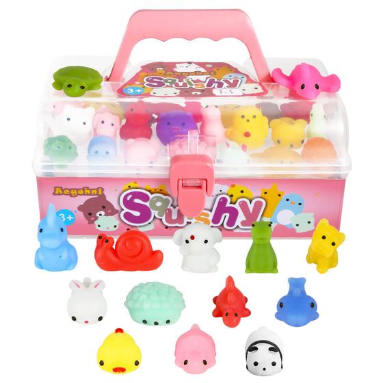 Imagem de Squishy Toys Aeyohni, 50 peças de mochi para lembrancinhas infantis