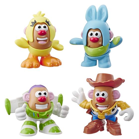 Imagem de Sr. Cabeça de Batata Disney/Pixar Toy Story Mini 4 Pack Buzz, Woody, Ducky, Bunny Figures Toy for Kids Ages 2 &amp Up