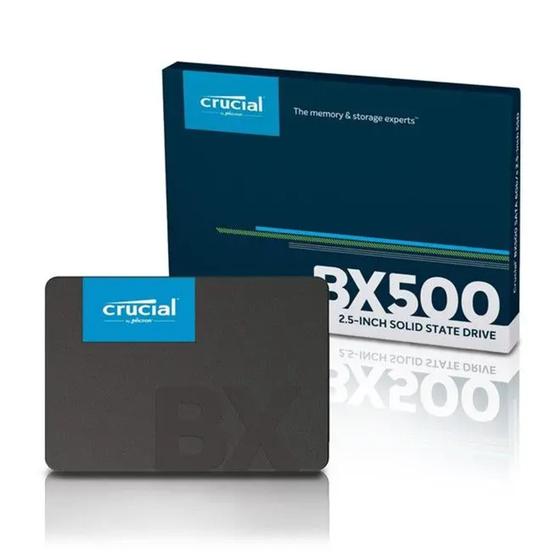 Imagem de Ssd 1TB 2.5 Sata 3 540mb/s Leit - 500mb/s Grav CT1000BX500SSD1 Crucial