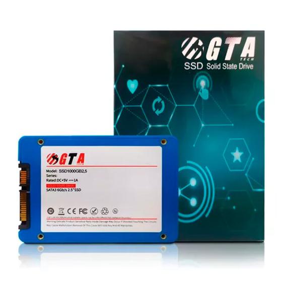 Imagem de Ssd 1tb 2.5 Sata 3 560mb/s Leit - 520mb/s Grav SSD1000GB2,5 GTA Tech