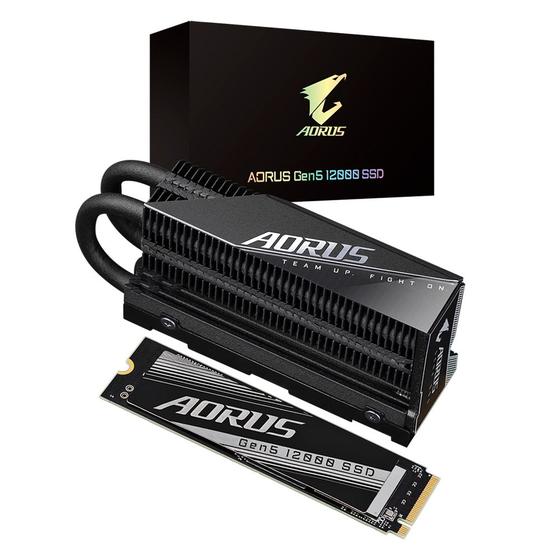 Imagem de Ssd 1Tb M.2 NVMe 11700mb/s 9500mb/s AORUS Gen5 12000 AG512K1TB Gigabyte