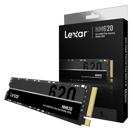 Imagem de Ssd 1tb M.2 NVMe PCIe 3300mb/s Leit - 3000mb/s Grav NM620 LNM620X001T-RNNNU LEXAR