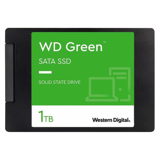Imagem de SSD 1tb WD Green SATA 3 2.5 545mb/s Leit - 450mb/s Grav