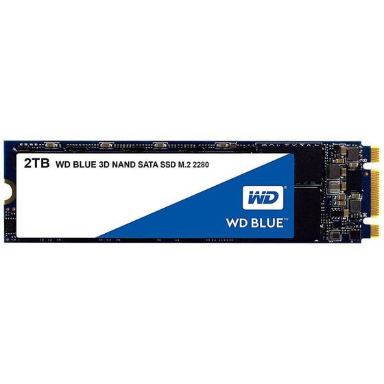 Imagem de SSD 2 TB WD Blue, M.2, Leitura: 560MB/s e Gravação: 530MB/s - WDS200T2B0B