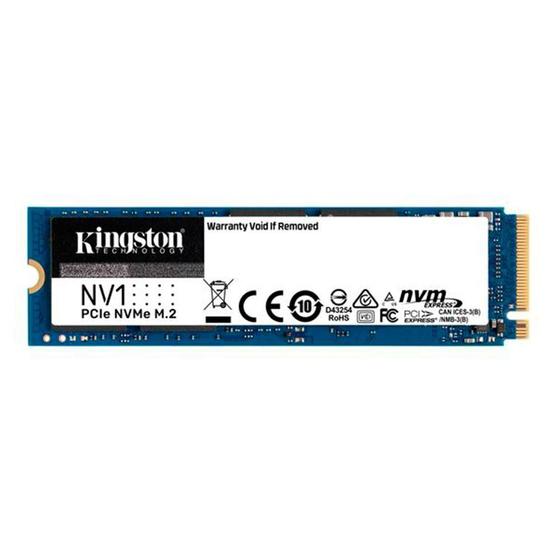 Imagem de SSD 250 GB Kingston NV1, M.2 2280 NVMe, Leitura: 2100MB/s e Gravação: 1100MB/s - SNVS/250G