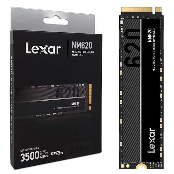 Imagem de Ssd 256Gb Lexar Nm620, M.2 2280 Pcie 3.0 Nvme, Leitura
