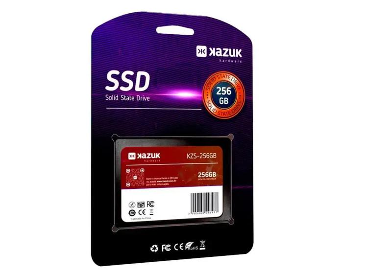 Ssd 256GB Sata iii Kazuk KZS256GB - SSD - Magazine Luiza