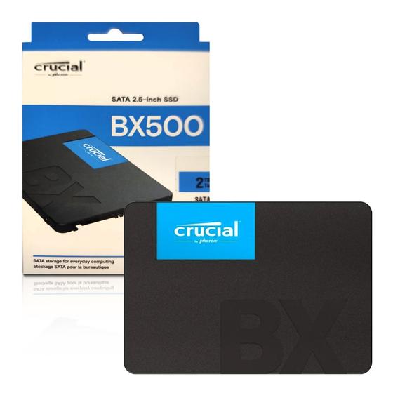 Imagem de Ssd 2TB 2.5 Sata 3 540 MB/s Leit - 500 MB/s Grav CT2000BX500SSD1 Crucial