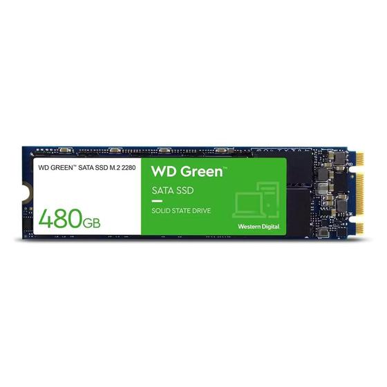 Imagem de SSD 480 GB WD Green, M.2, Leitura: 545MB/s - WDS480G3G0B