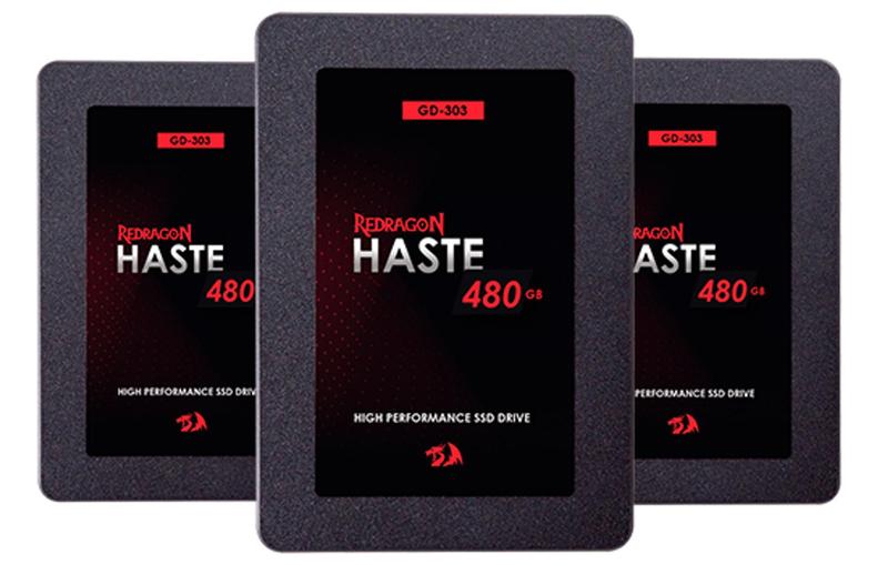 Imagem de SSD 480GB Redragon Haste GD-393, 2,5", velocidade leitura 550 MB/s - HIGH Performance