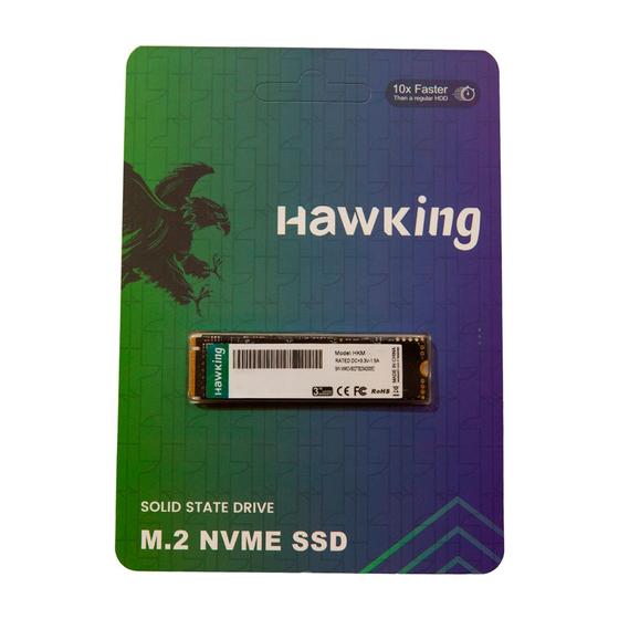 Imagem de Ssd 4tb m.2 nvme pcie 3.0 hawking hkm ate 3100/2700 mb/s - hstv-m2n3v4kw